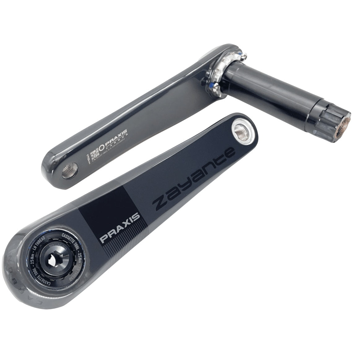 Praxis crankstel zayante carbon m30 172.5mm (armset)