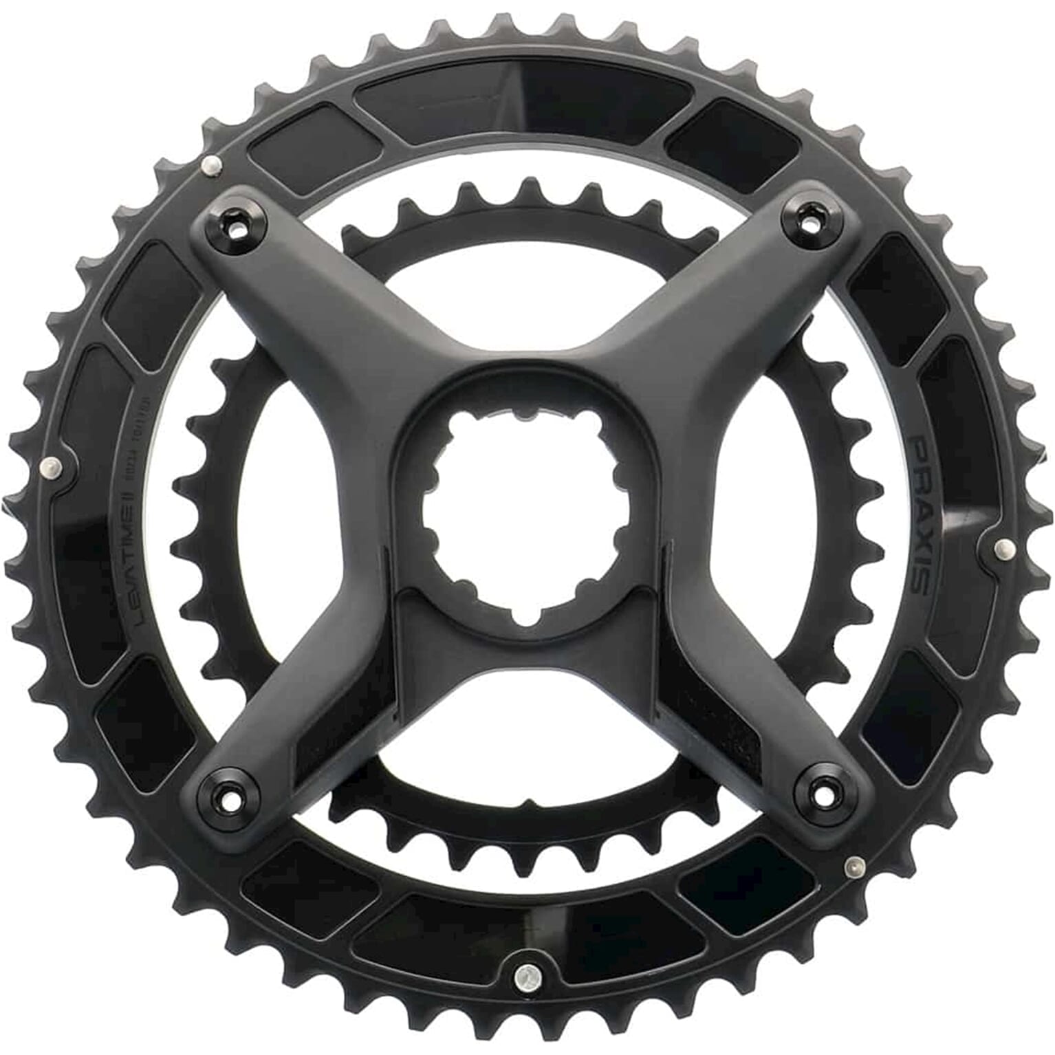 Praxis - Praxis kettingblad lt2 xring/spider kit 48/32 zwart