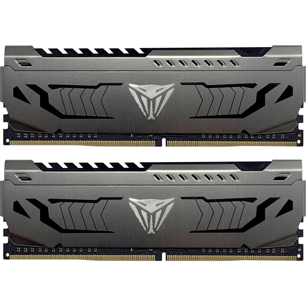 Patriot 16 gb ddr4-3200 kit werkgeheugen (grijs, pvs416g320c6k, viper steel, xmp)