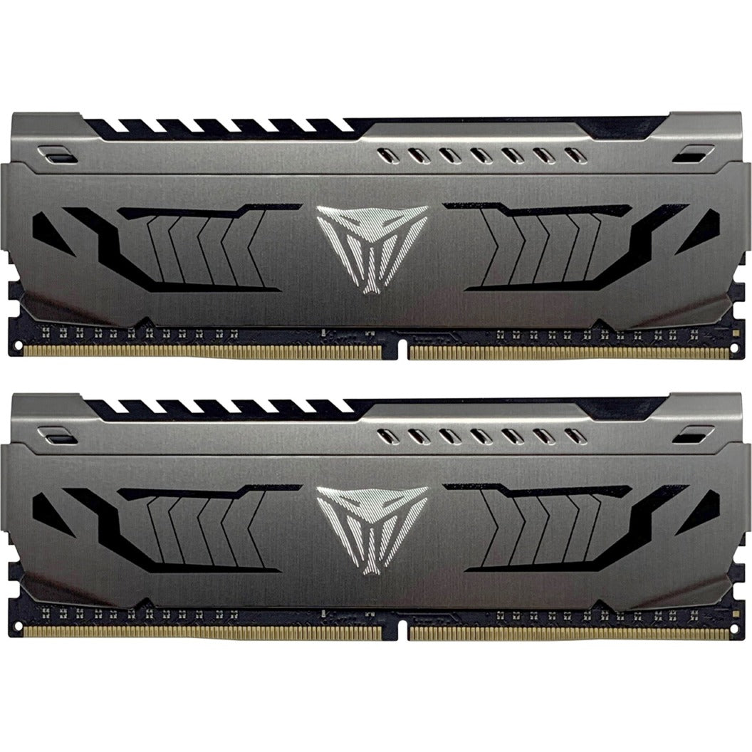 Patriot 16 gb ddr4-3200 kit werkgeheugen (grijs, pvs416g320c6k, viper steel, xmp)