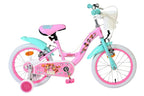 Volare paw patrol kinderfiets - meisjes - 16 inch - roze - twee handremmen