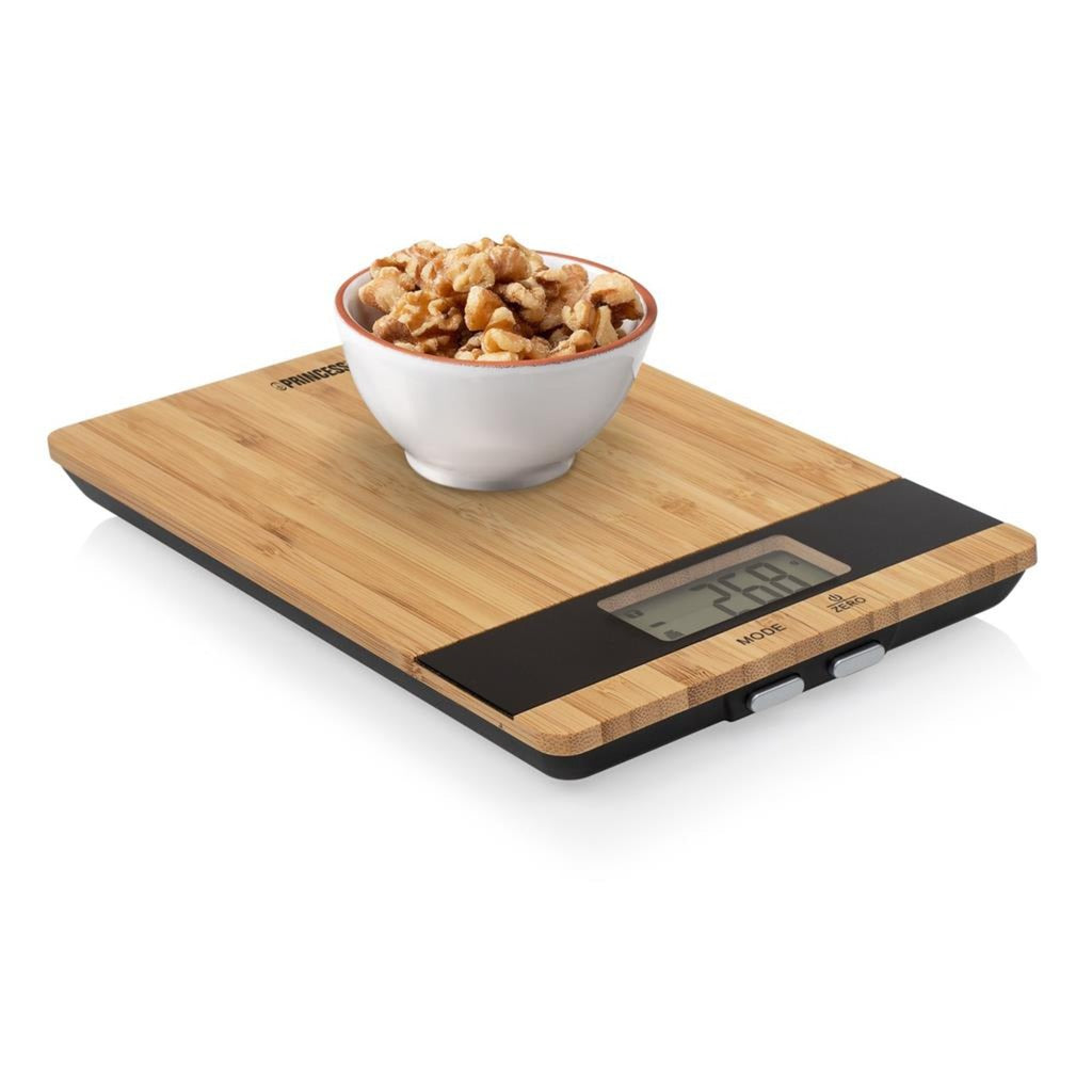 Princess 492944 keukenweegschaal pure (houtkleur zwart)