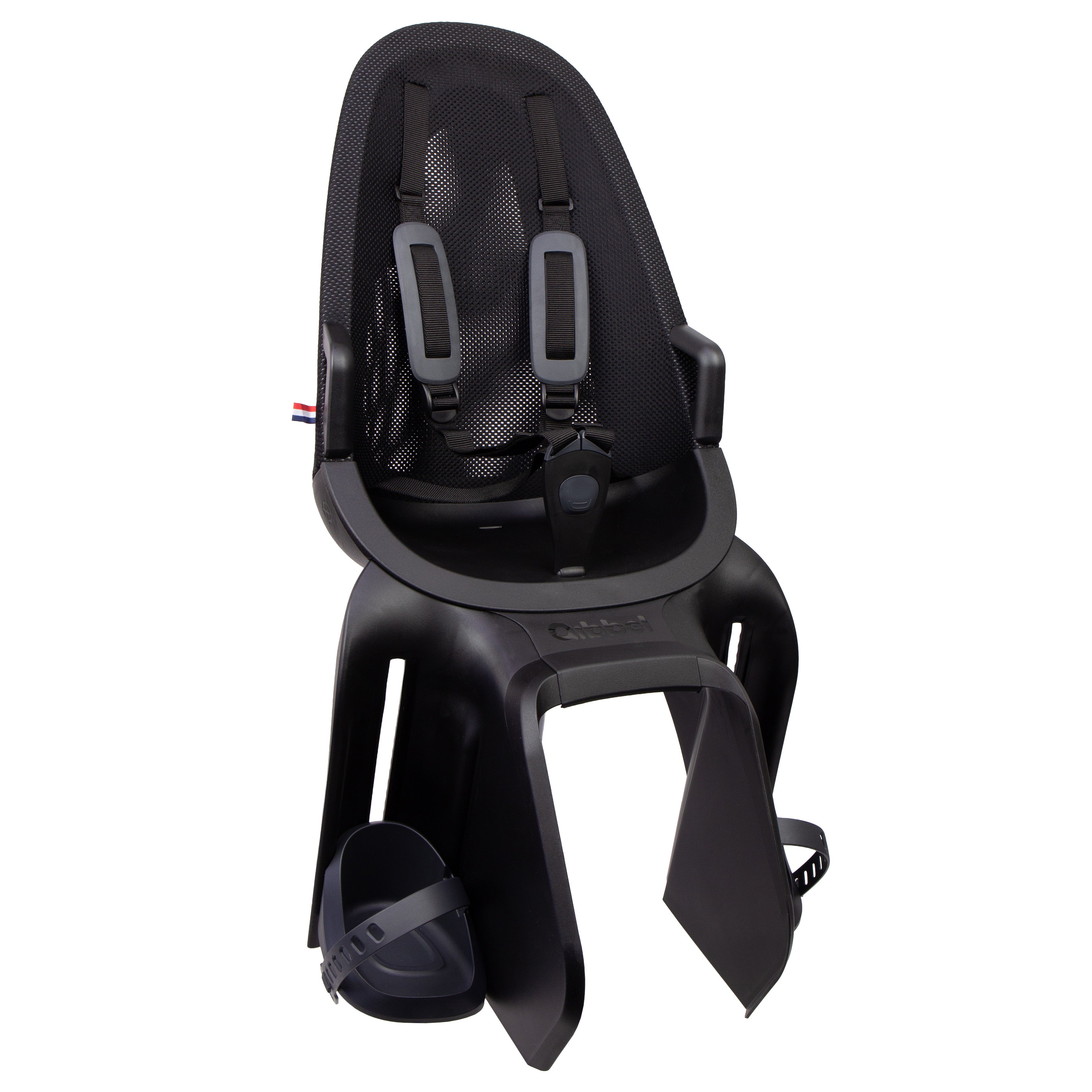 Widek b.v. qibbel air q972 midnight black achterzitje dragerbevestiging