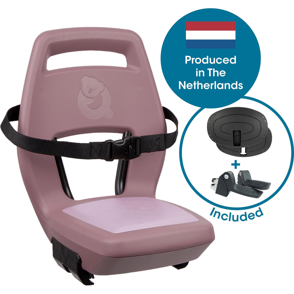 Qibbel achterzitje junior plum rose q368