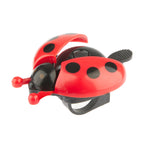 Sonnette de vélo Pexkids Coccinelles avec ailes ouvertes - rouge/noir