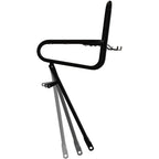 Steco support avant lisse 25cm boulon de couronne noir mat