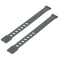 Qibbel - set voetriempjes antraciet grijs