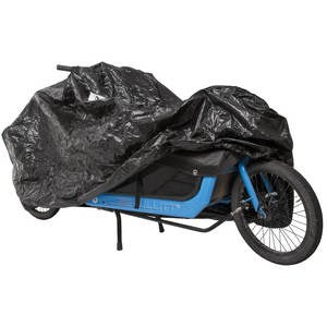 Couverture de protection du vélo Cargo 280 x 135 cm noir