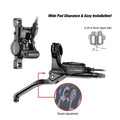 Kit de freins à disque hydrauliques Tektro HD-E350 LH + câble de capteur 1800mm noir
