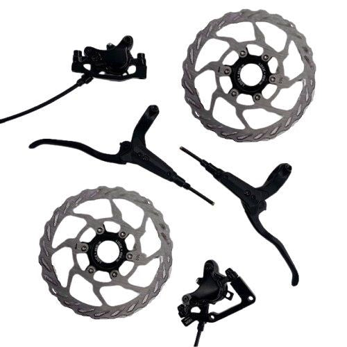 Dr - Dr Hyo schijfrem-set v+a compleet +160mm centerlock schijven