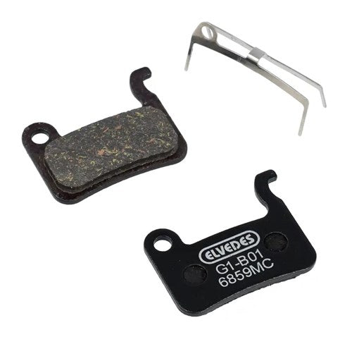 Elvedes - Schijfremblokset - carbon metallic compound (semi metal pads) - 1 paar