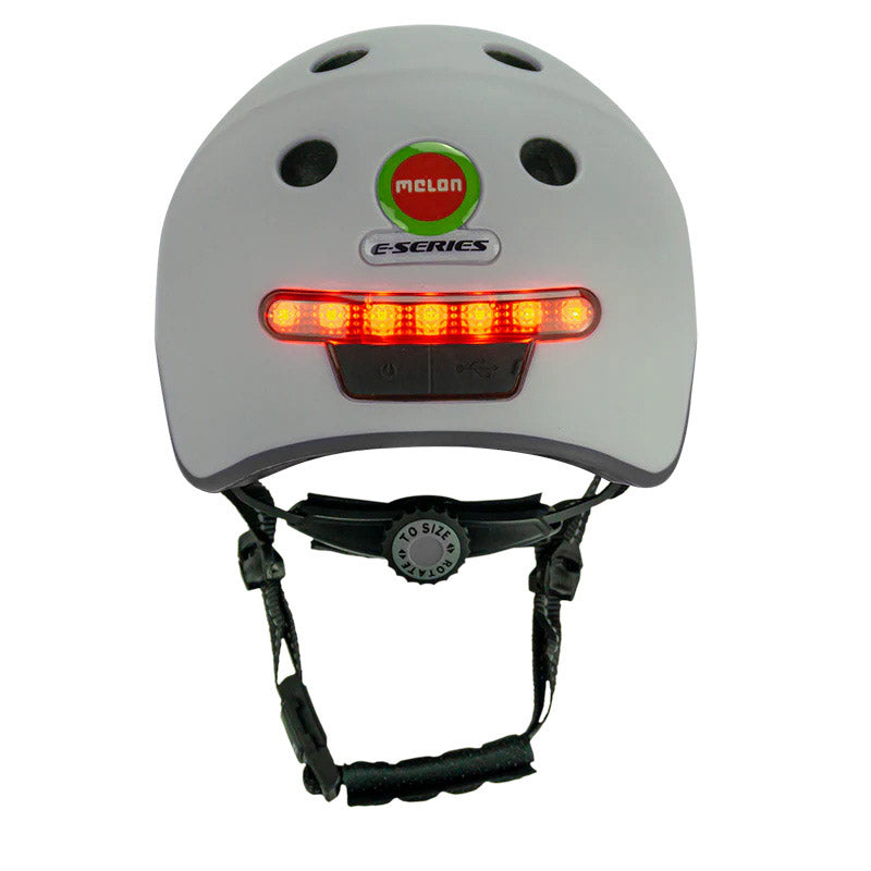 Melon - helm met verlichting e-series metropolis m-l