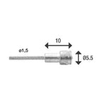 Elvedes rem binnenkabel 2250mm v-nippel 6412rvs-49