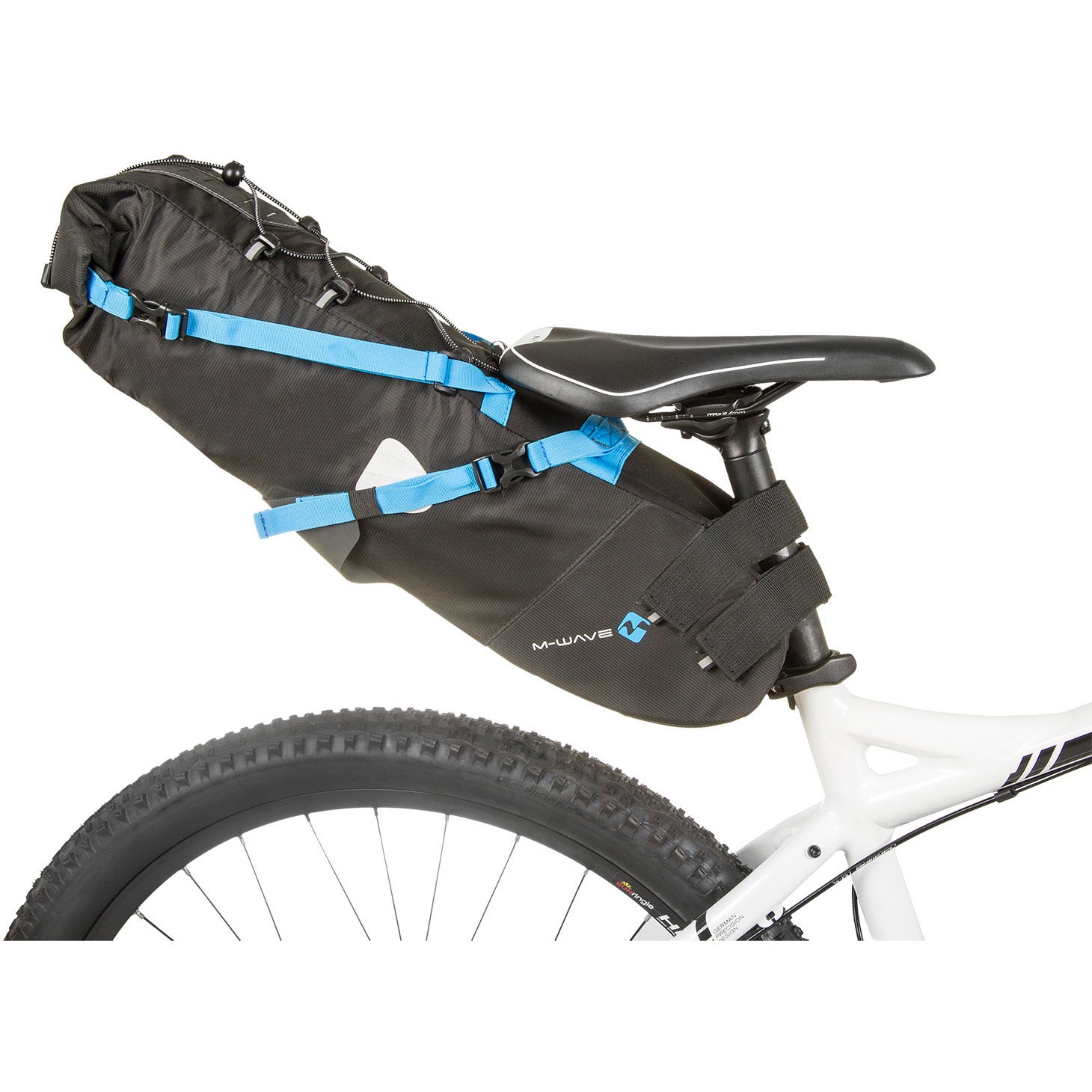 M-wave zadeltas rough ride saddle l saddle bag bp saddle 11l black