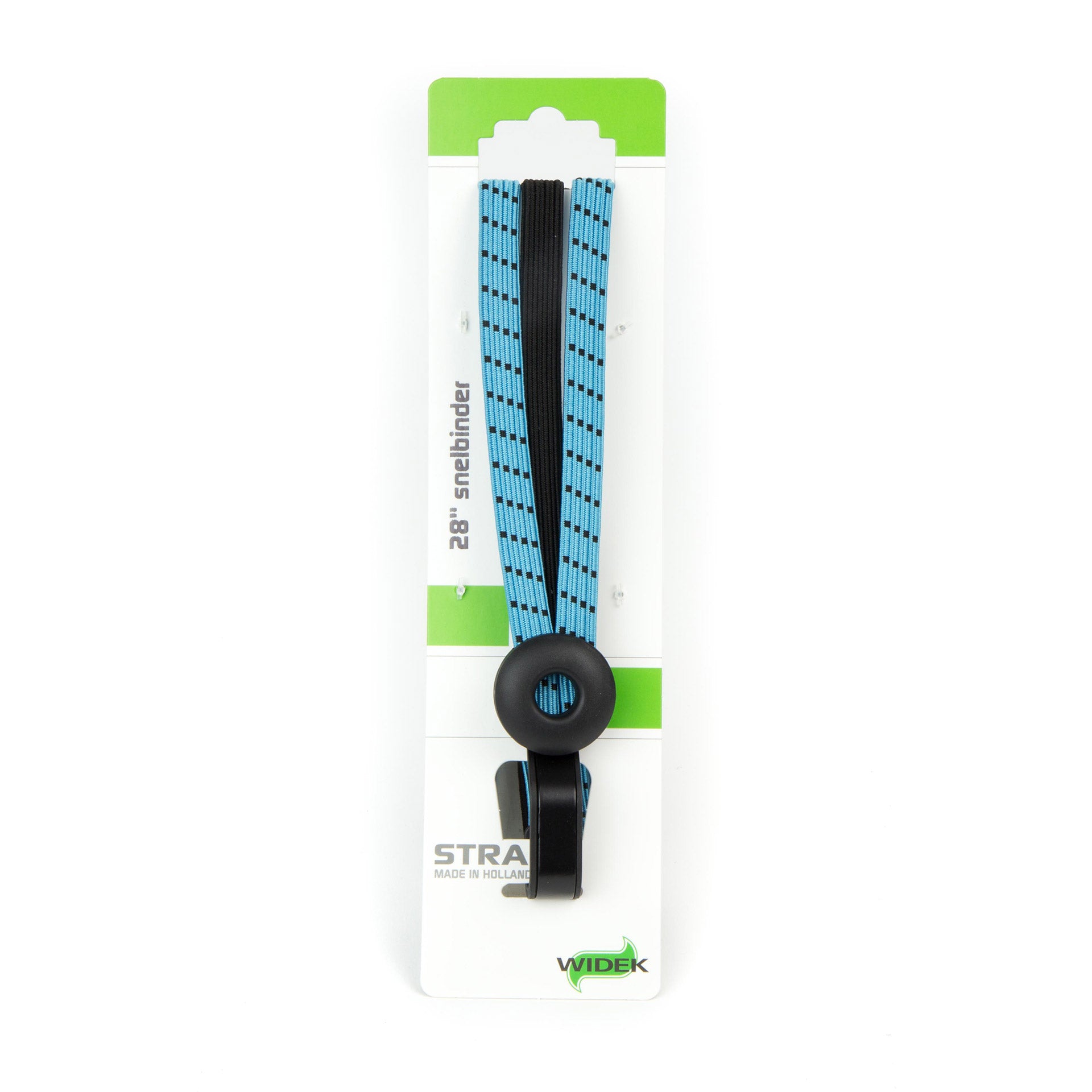 Widek - triobinder eye met haak 3x12mm zwart/babyblauw