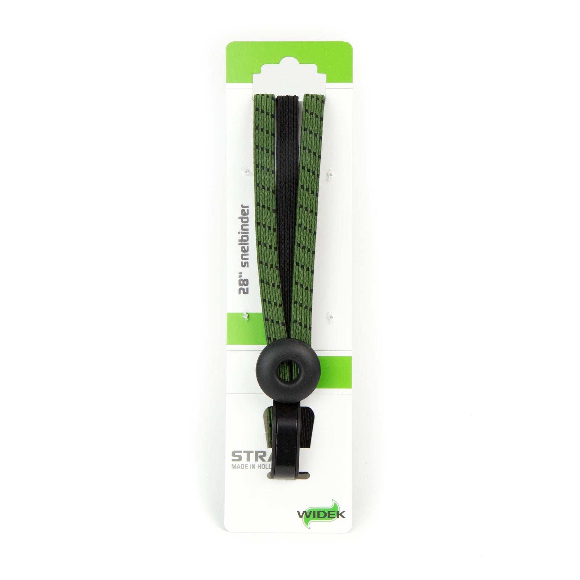 Widek triobinder eye met haak 3x12mm zwart olijfgroen