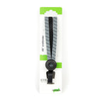 Widek triobinder eye met haak 3x12mm zwart steengrijs
