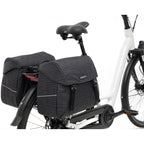 Joli Dubbele Fietstas - MIK Adapter - Waterafstotend - Nomi Black