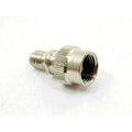 - Verloopnippel BMX HV/AV p/10 Pompnippel zilver (Amerikaans)