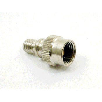 - Verloopnippel BMX HV/AV p/10 Pompnippel zilver (Amerikaans)