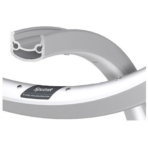 Ryde - velg sputnik refelectie 28"/622 36g 14g cncaluminium zilver