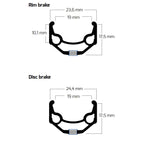 Ryde velg zac 19 28 622 36g 14g cnc alu zwart