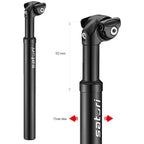 Tige de selle suspendue Satori Elegance LT Ø27,2mm 350mm - noir mat