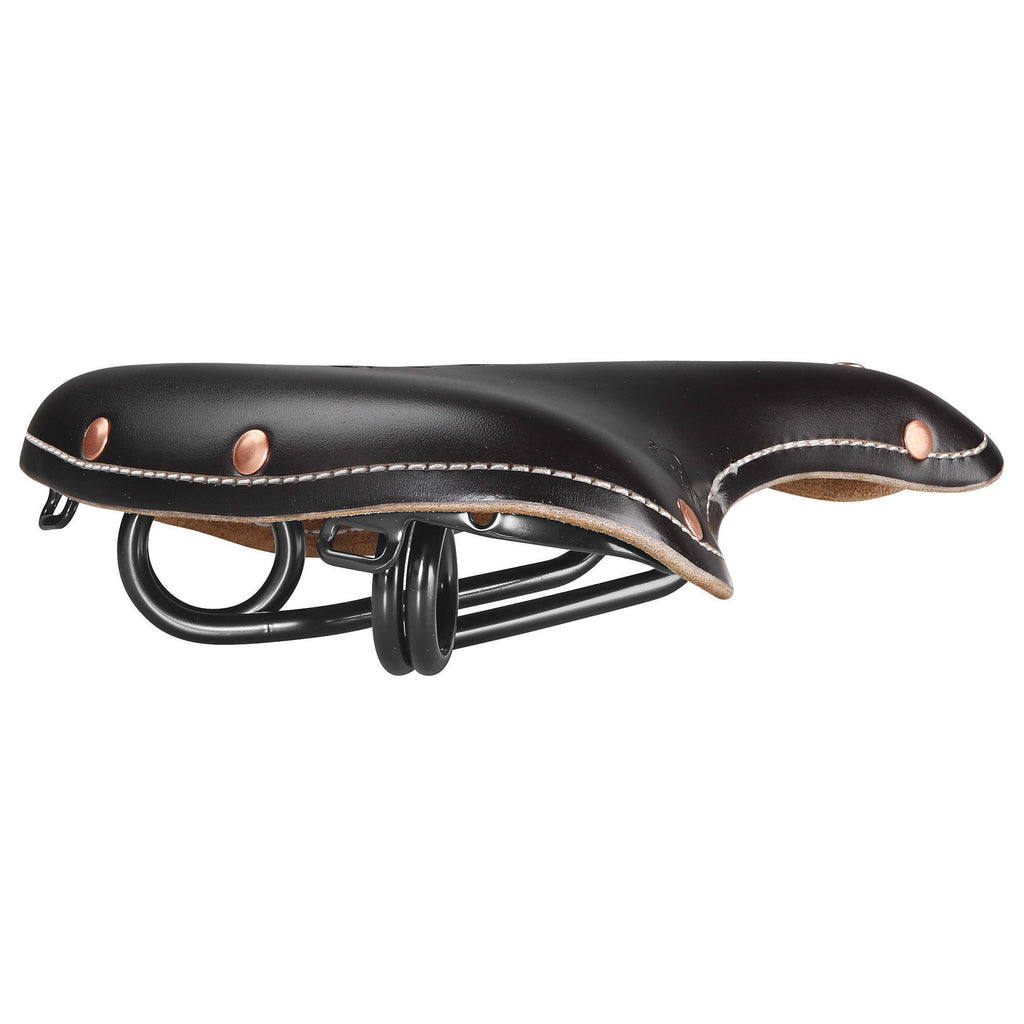 Selle Monte Grappa - Monte Grappa Monte grappa zadel old frontiers classic leer zwart