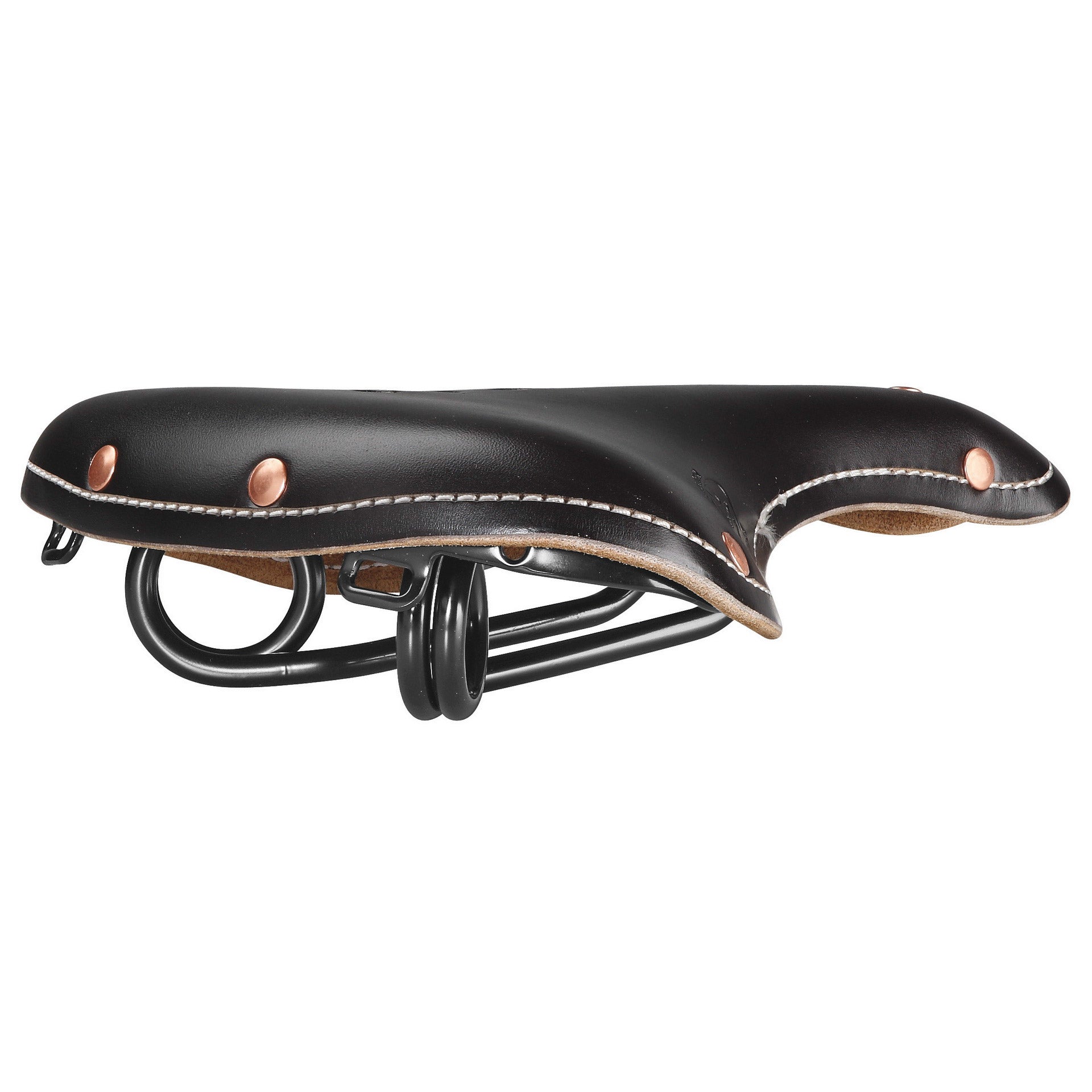 Selle Monte Grappa - Monte Grappa Monte grappa zadel old frontiers classic leer zwart