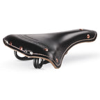Monte grappa zadel oxford club sport leer zwart