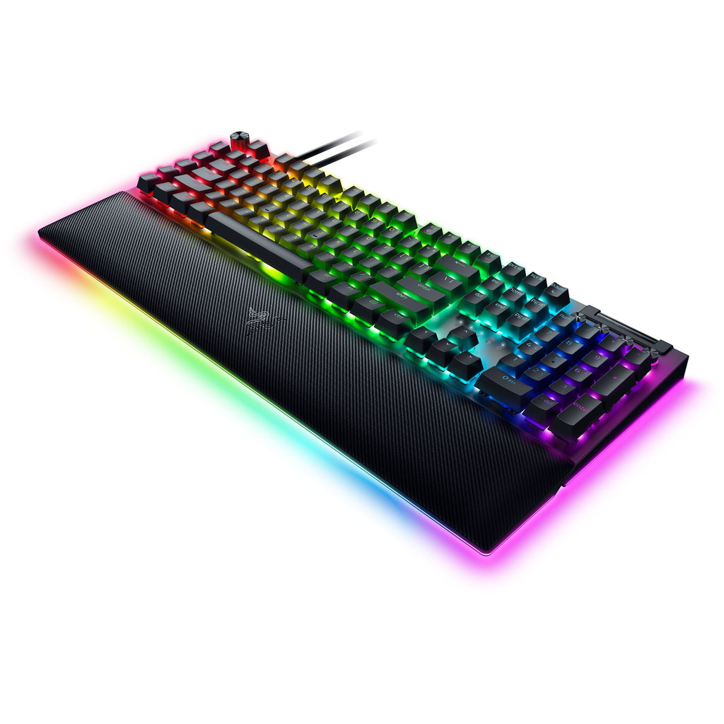 Razer blackwidow v4 pro, gaming toetsenbord (zwart, us lay-out, yellow, rgb leds, doubleshot abs)