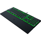 Razer ornata v3 x low profile, gaming toetsenbord (zwart, us lay-out, membraan, rgb leds, abs)
