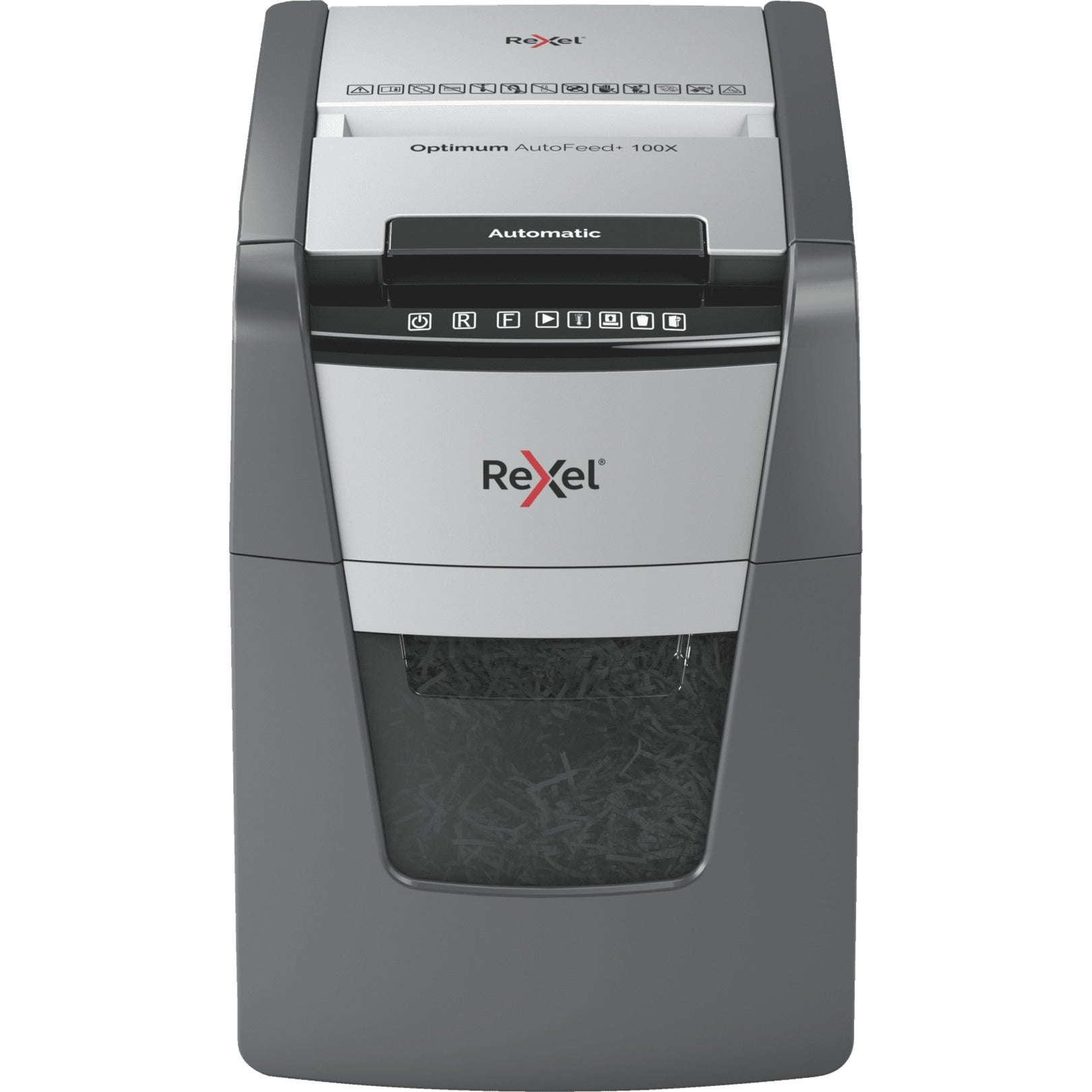 Rexel papiervernietiger 100x grijs