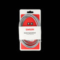 Simson - remkabelset compleet universeel grijs rvs