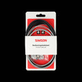 Simson - remkabelset compleet rvs shim. nexus rollerbr. zwart