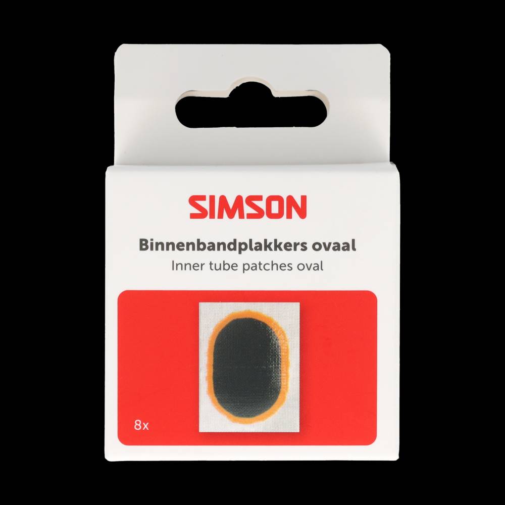 Simson - binnenbandpleisters ovaal 8st