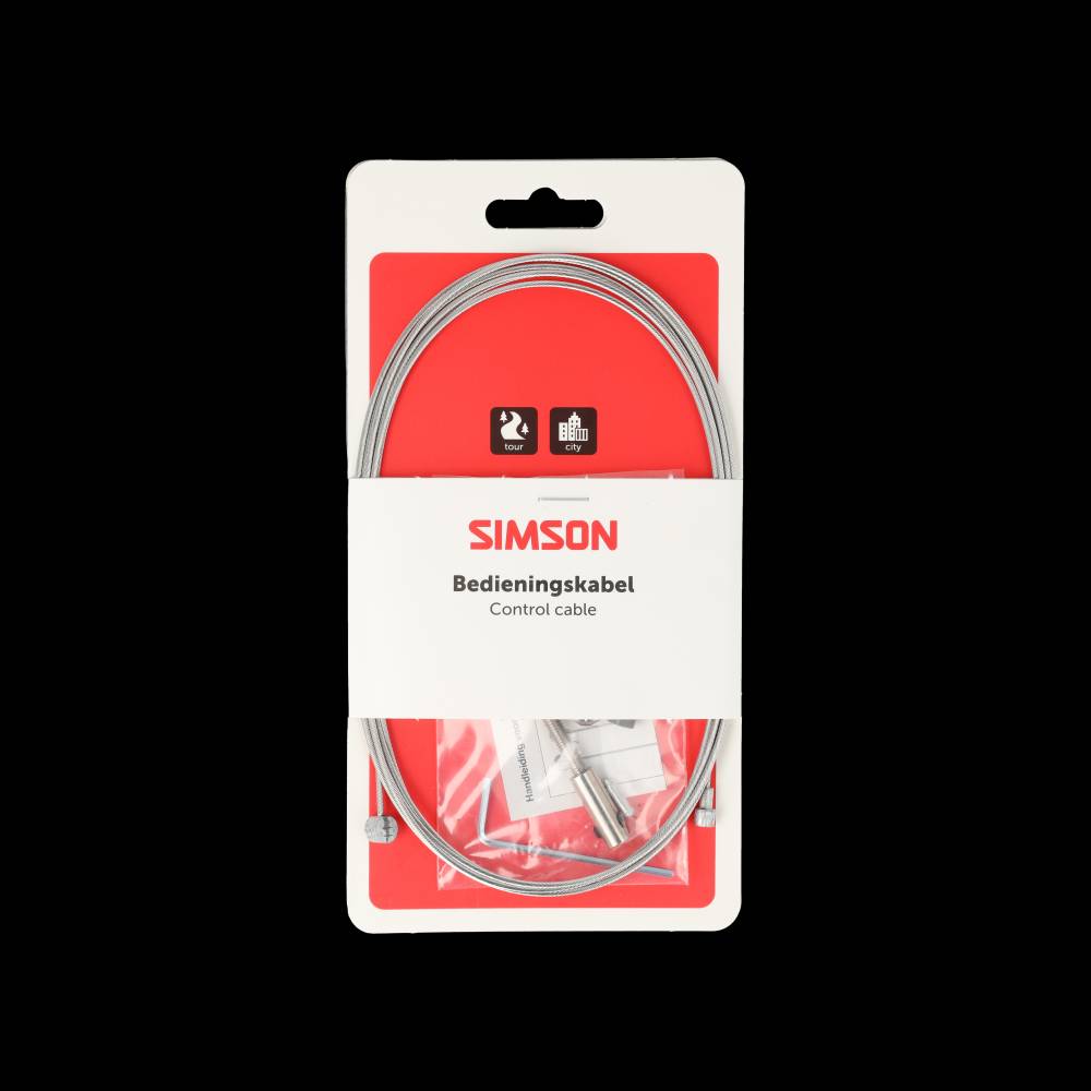 Simson - Trommelrem binnenkabel universeel rvs - zilver