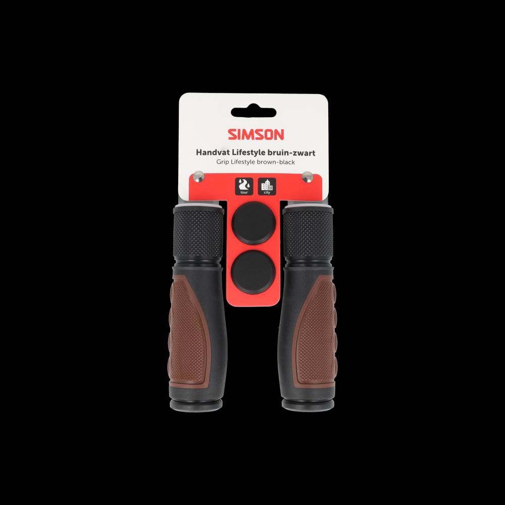 Simson - handvatten lifestyle donkerbruin-zwart