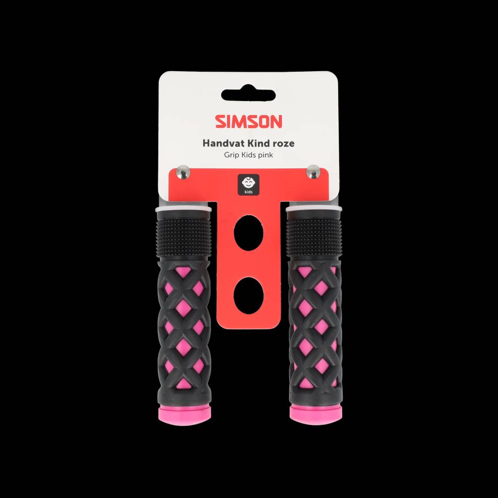 Simson - handvatten kinder roze-zwart