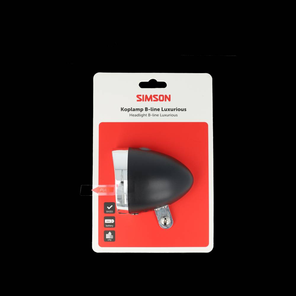 Simson - koplamp classic luxurious batterij