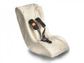 Melia Bakfiets Inzetstoel - Comfortabele peuterstoel voor fietskar - Wit, 75x25x15cm, 5-punts gordel