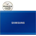 Externe sdd-schijf samsung t7 blauw 1 tb