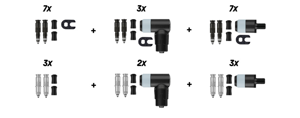 Schwalbe Benelux B.V. - Benelux B.V. ventiel conversiekit clik sv-scv & dv-scv 25-delig