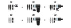 Schwalbe Benelux B.V. - Benelux B.V. ventiel conversiekit clik sv-scv & dv-scv 25-delig