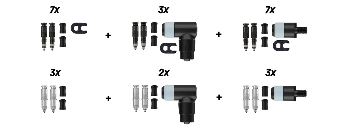 Schwalbe Benelux B.V. - Benelux B.V. ventiel conversiekit clik sv-scv & dv-scv 25-delig