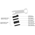 Dedacciai - cciai s-dcr cover kit: spacers & topcover 46mm