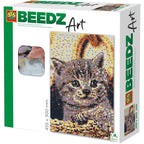 Ses beedz art: strijkkralen poes | 2 stuks
