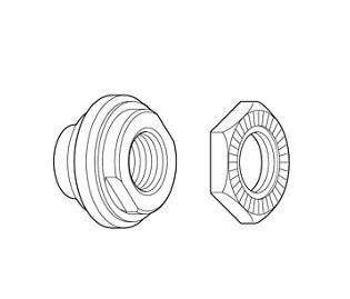 Cône arrière droit Shimano Deore FH-T610 Y4C89050
