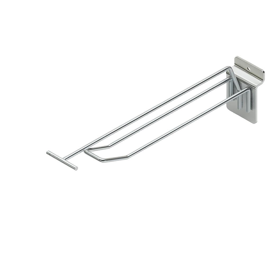 - Lamelhaak dubbel D. 200 mm Ø4 vv pendel glans verzinkt