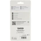 Simson - remkabelset compleet rvs shim. nexus rollerbr. zwart